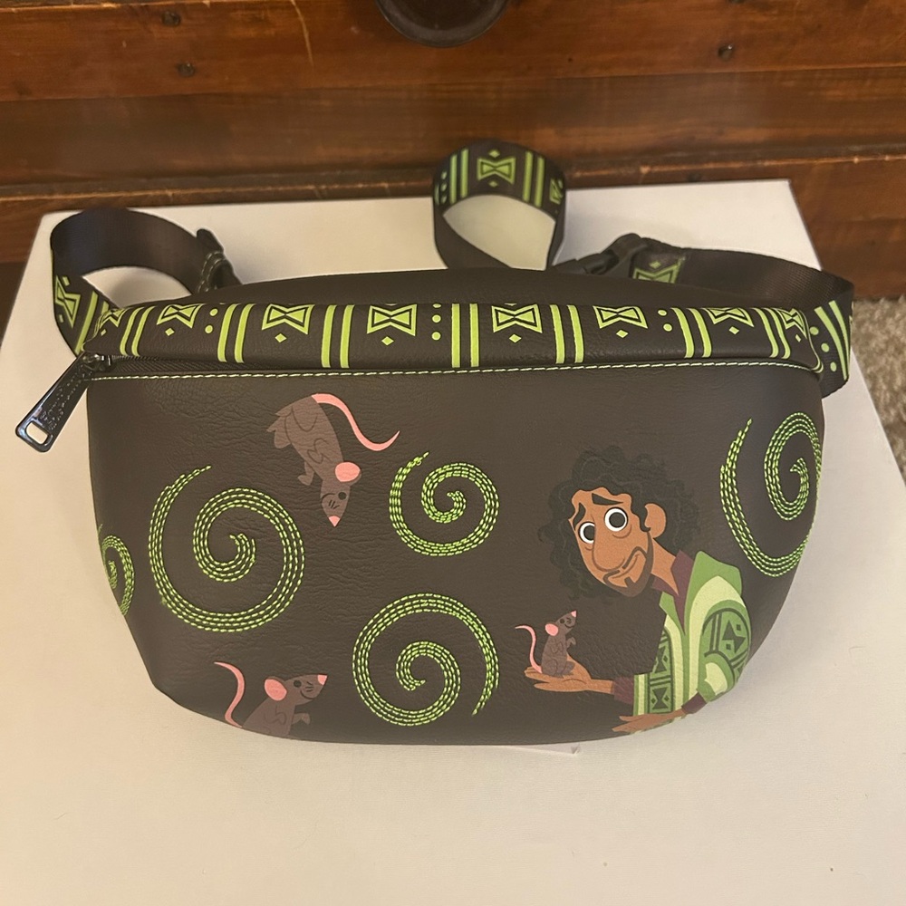 Disney Loungefly Encanto We Don't Talk About Bruno Glow In The Dark Belt Bag